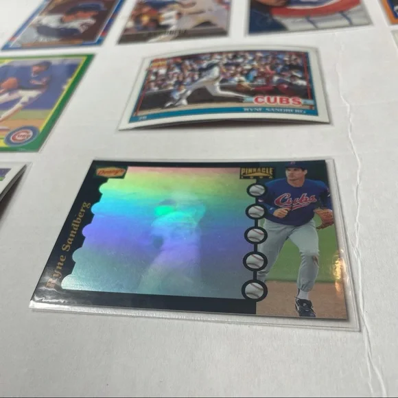 Ryne Sandberg Lot 🔥 14 Baseball Cards Lot Vintage Card Collection - Picture 8 of 8
